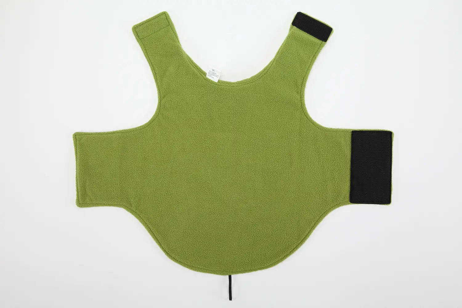 Green Dog Anxiety Vest in Thickened Warm Pet Polar Fleece for Winter Dog Clothes