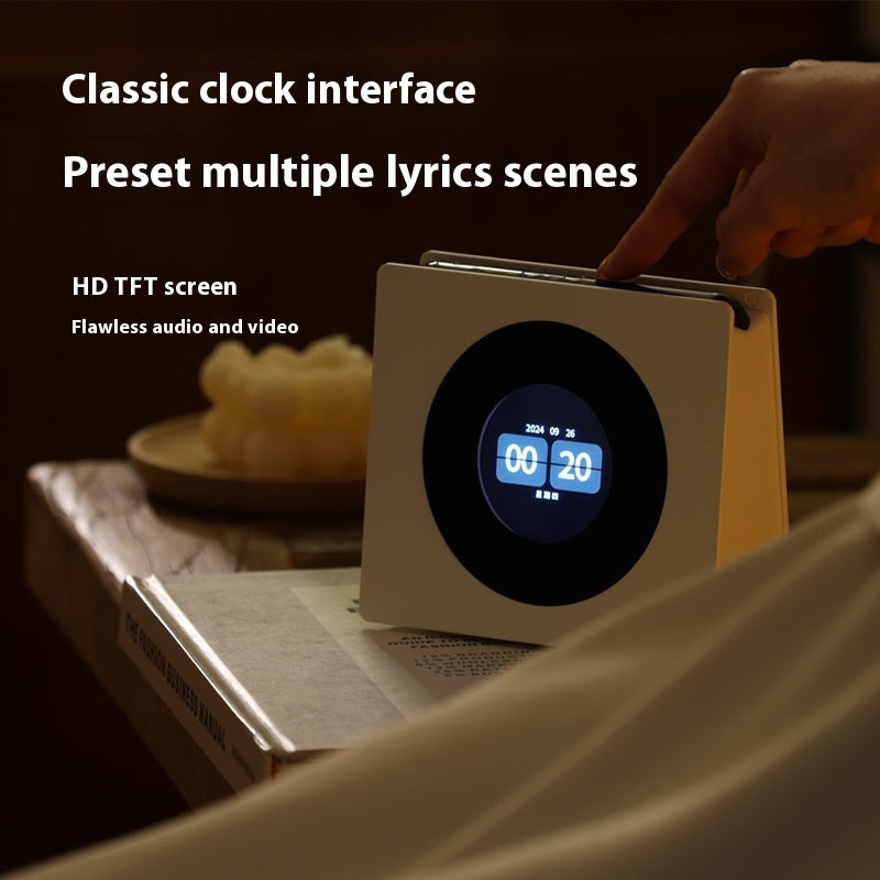 Floating Lyrics Dynamic Bluetooth Speaker Retro