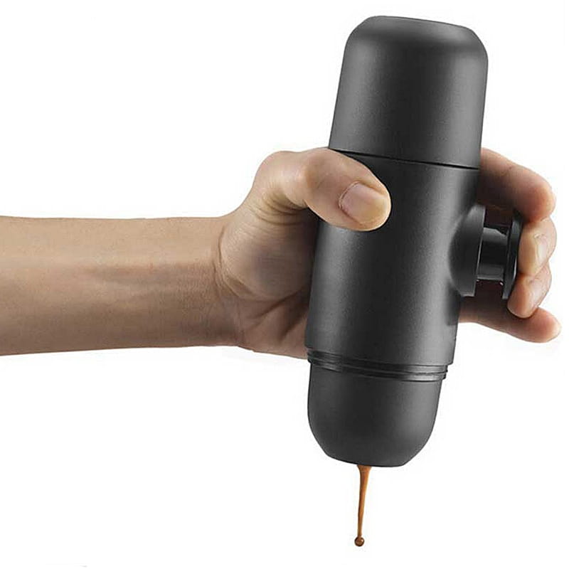 Condensed Portable Mini Coffee Machine in Black