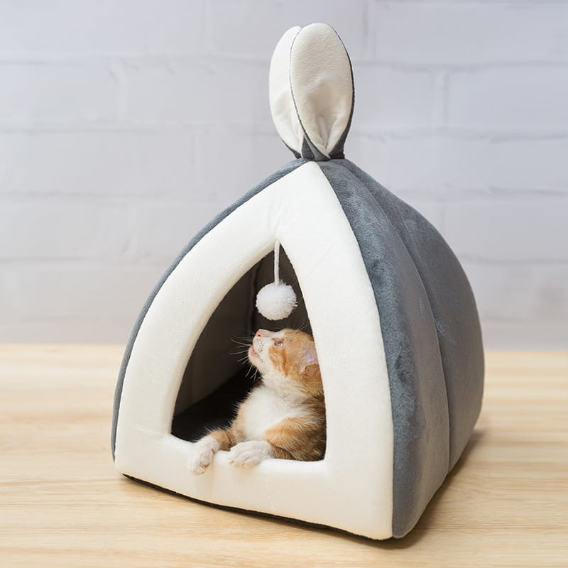 Cat House Villa and Small Dog Kennel Cat Bed for Cozy Comfort