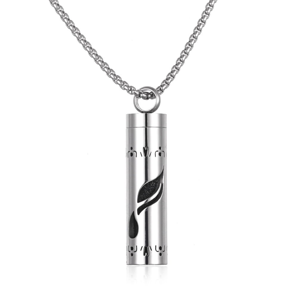 Aromatherapy Pendant Perfume Bottle in Essential Oil Titanium Steel