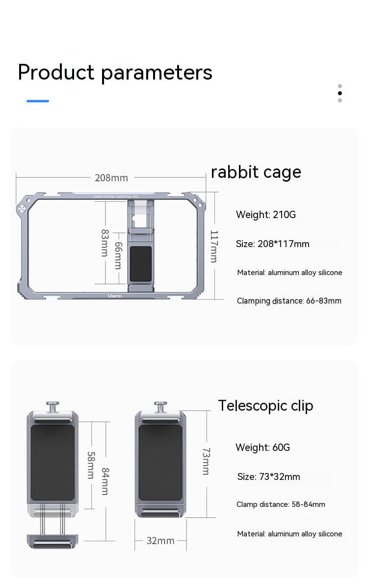 Universal Professional Mobile Phone Rabbit Cage for All Devices