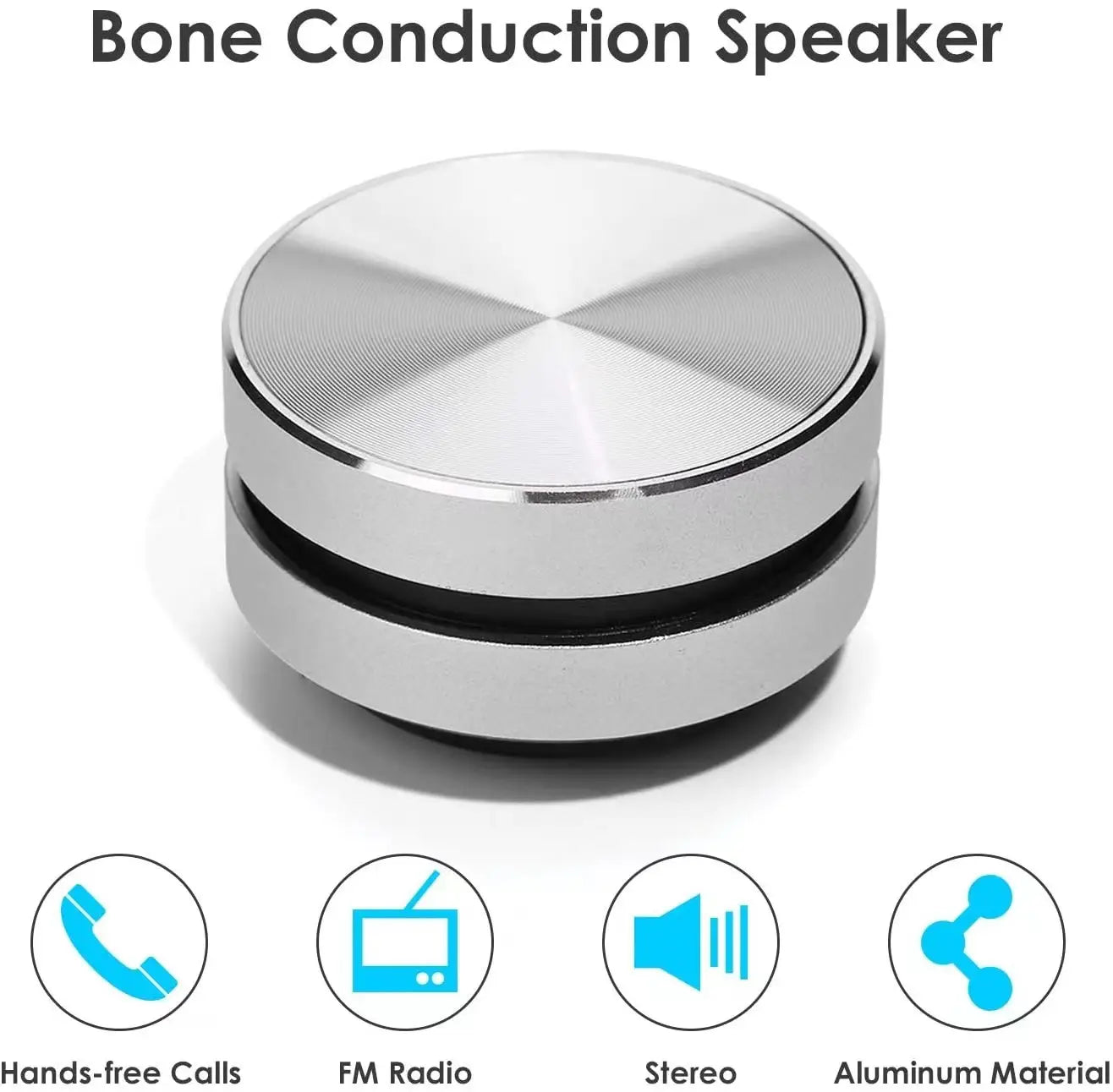 Bone Conduction Wireless Bluetooth Speaker Magnetic Portable