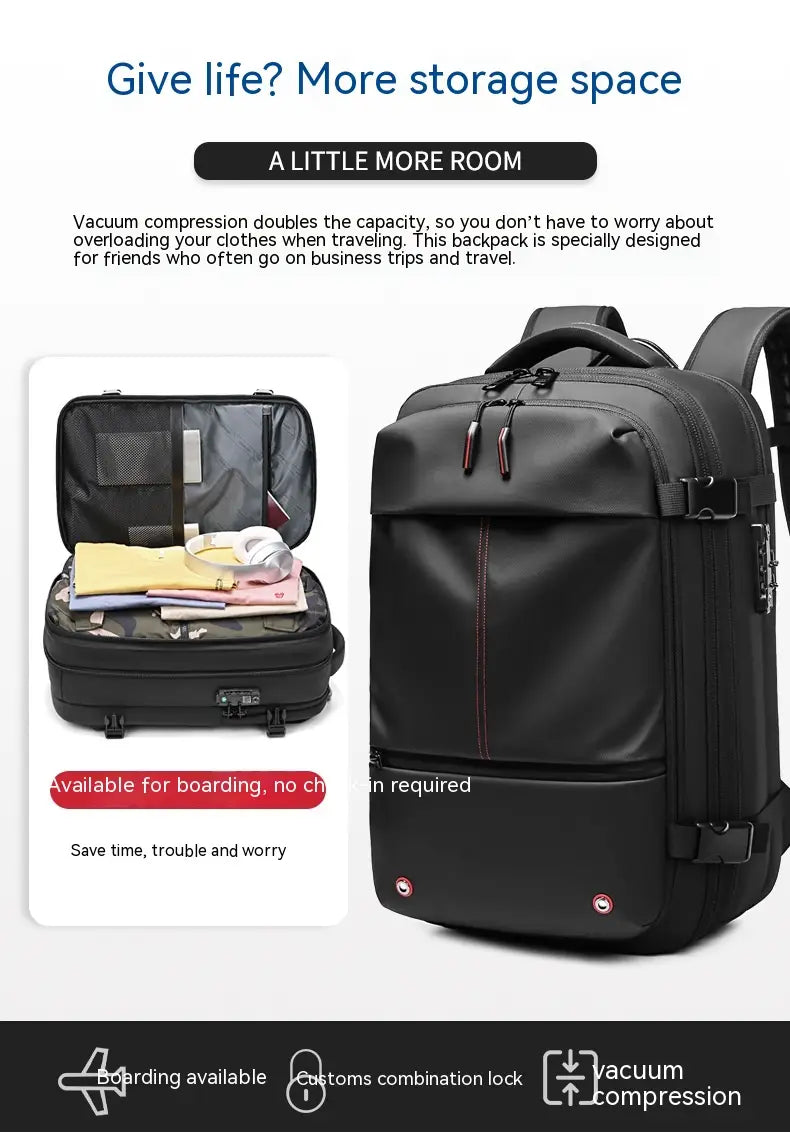 Travel Backpack Men’s Business Multifunction Computer Bag Large Capacity