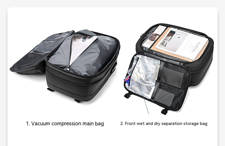 Travel Backpack Men’s Business Multifunction Computer Bag Large Capacity