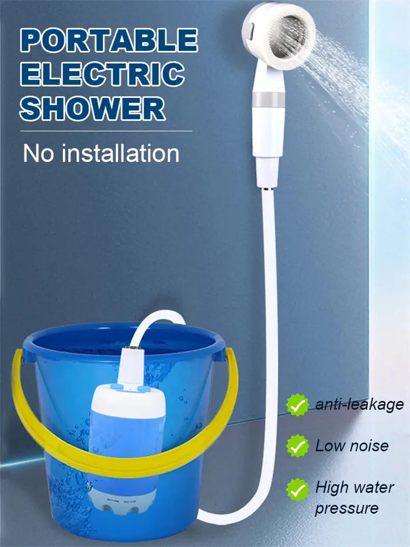 Portable Electric Outdoor Camping Shower Gadgets Waterproof