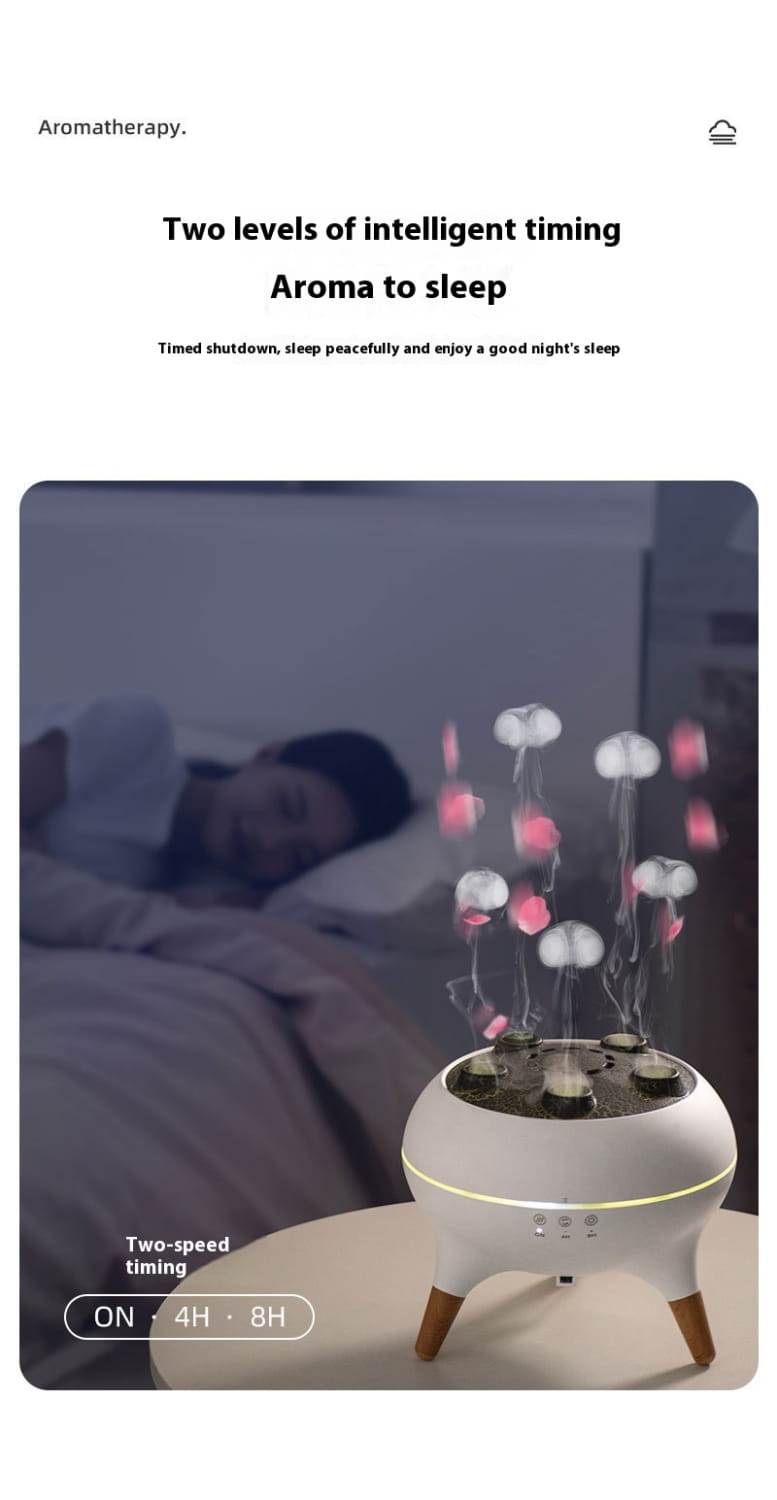 Household Intelligent Jellyfish Ultrasonic Air Humidifier