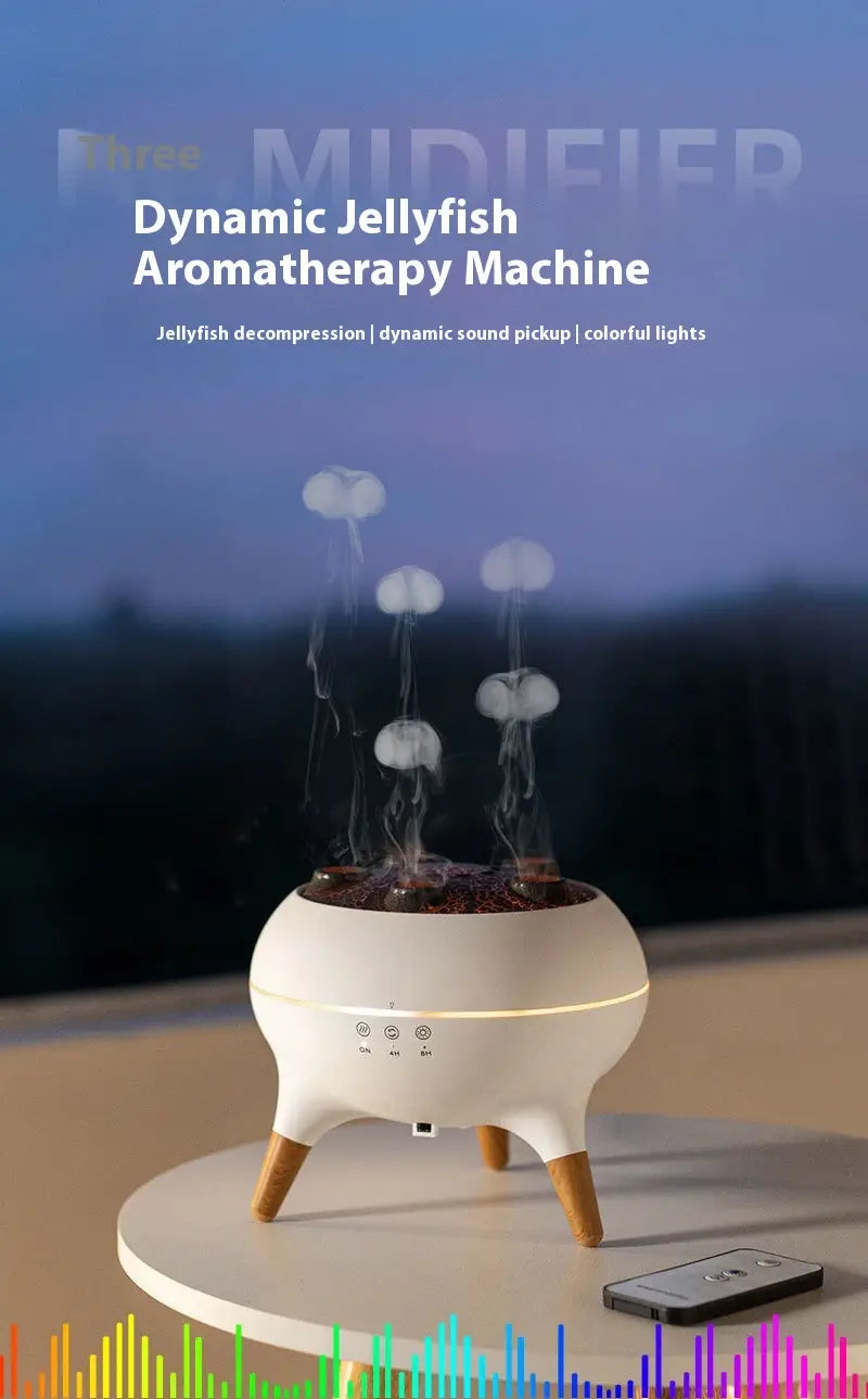 Household Intelligent Jellyfish Ultrasonic Air Humidifier