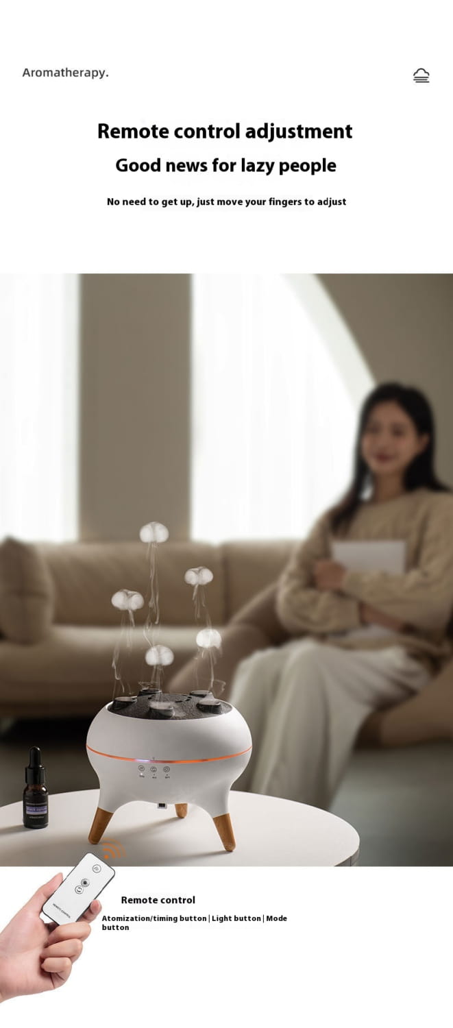 Household Intelligent Jellyfish Ultrasonic Air Humidifier