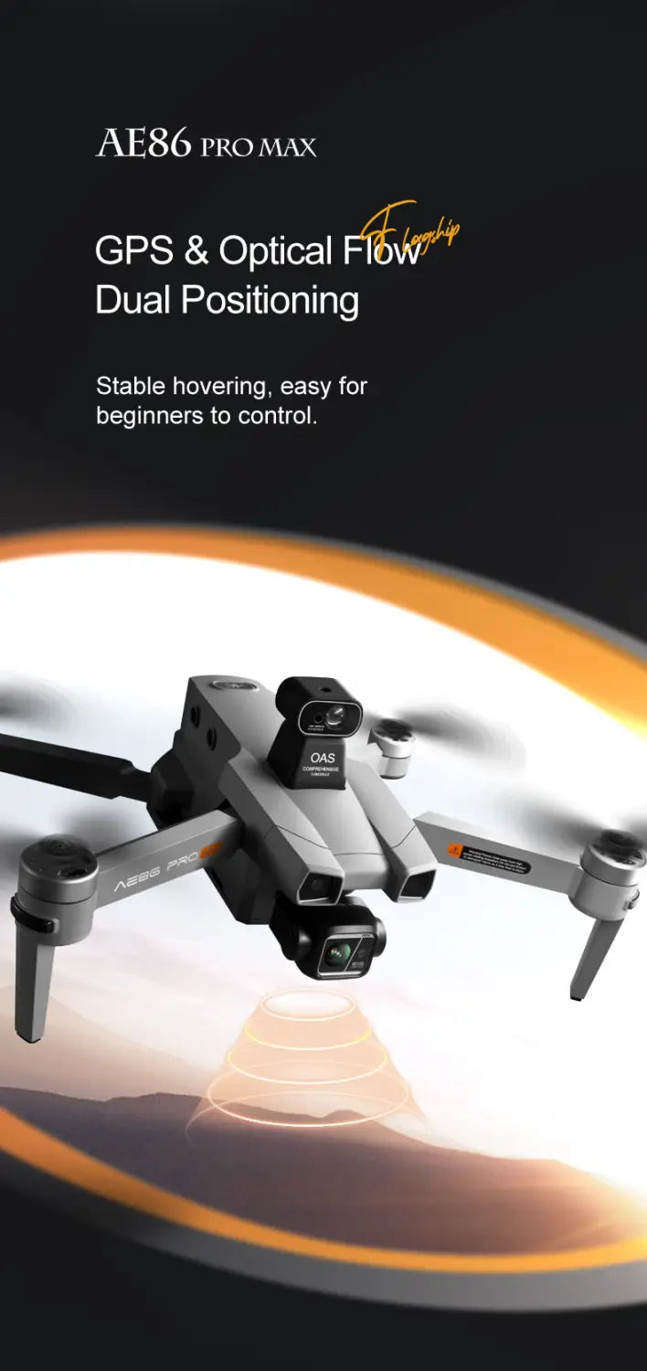 5G Digital Image Transmission Dual Lens GPS Positioning Airplane