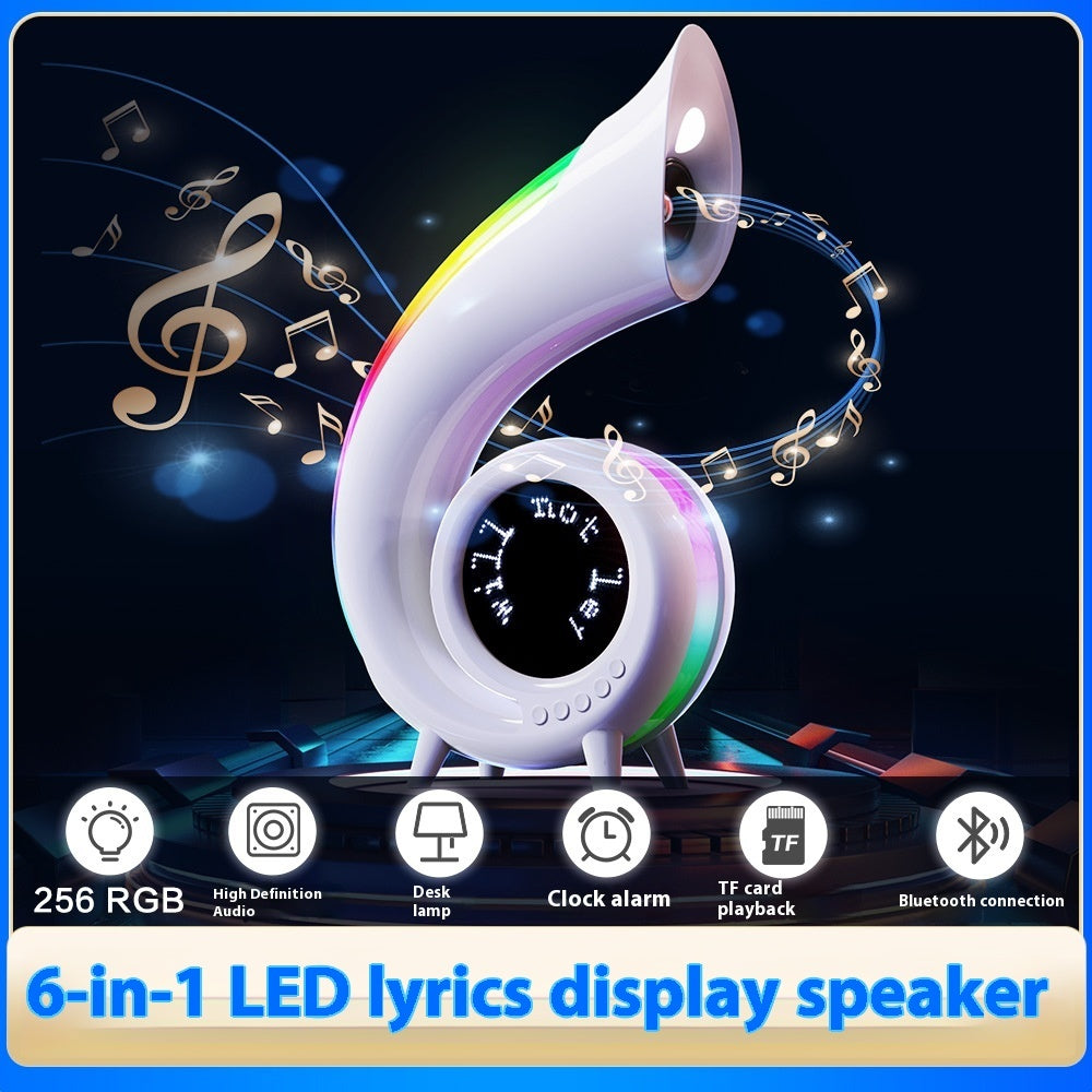 Lyrics Display Conch Bluetooth Audio RGB Ambience Light Creative Desk Lamp