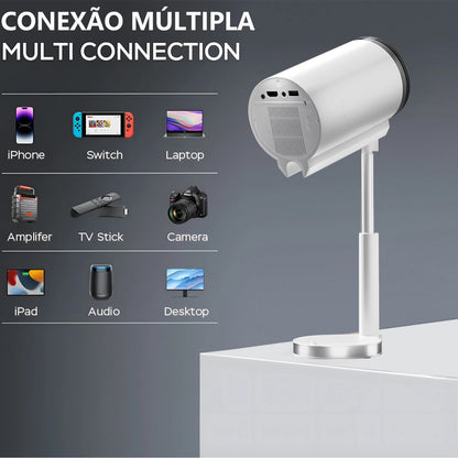 Smart X5G Projector Hidden PTZ Bracket Android HD Bluetooth Home