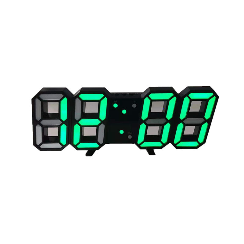 Digital Wall Mounted Clock LED Electronic Gift Alarm Clock Large Clock Temperature Clock