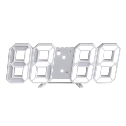 Digital Wall Mounted Clock LED Electronic Gift Alarm Clock Large Clock Temperature Clock