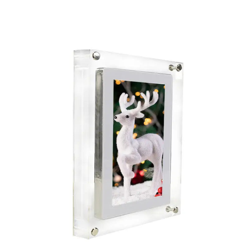 Acrylic Digital Picture Frame with Video Player Vertical Display - 369