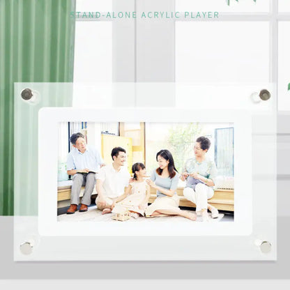 Acrylic Digital Picture Frame with Video Player Vertical Display - 369