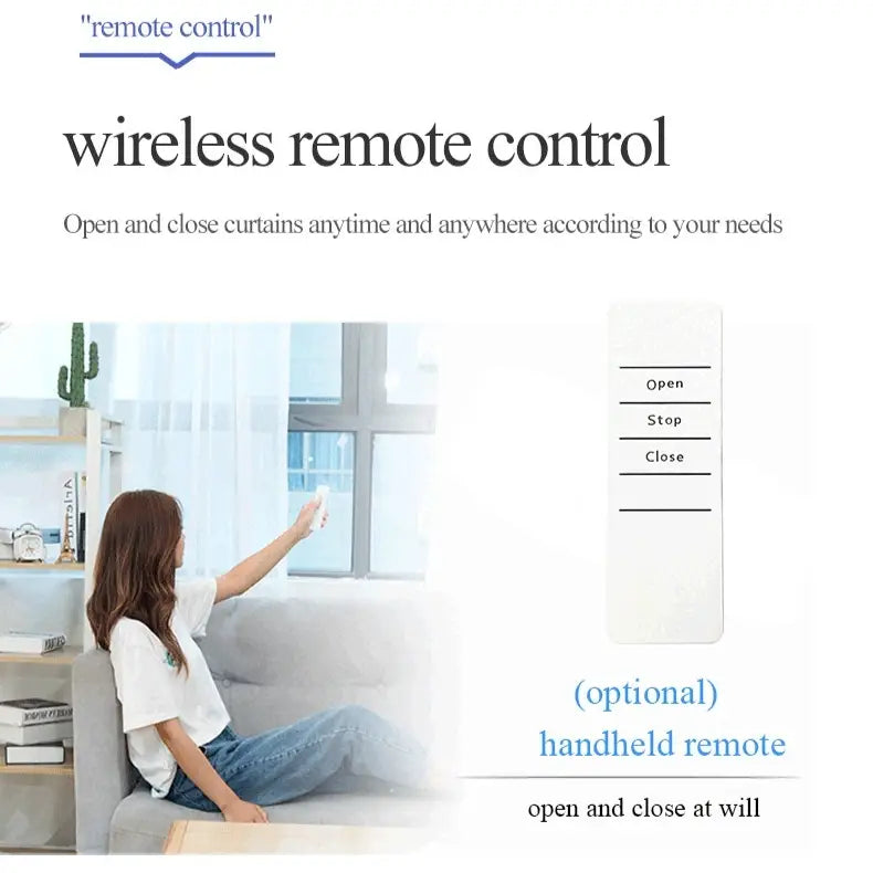 Bluetooth Electric Curtain Controller for Open Roman Rod Systems