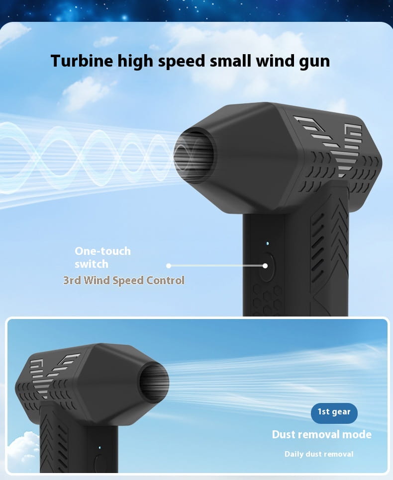 Wireless Handheld Portable Violent Turbo Fan for Outdoor