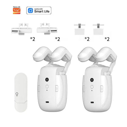 Bluetooth Electric Curtain Controller for Open Roman Rod Systems - WiFi Three One Pair - Electric Curtain Controller