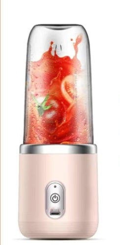 Portable Blender Mini Juicer Cup Extractor Smoothie USB Charging Fruit Squeezer Blender 6blade