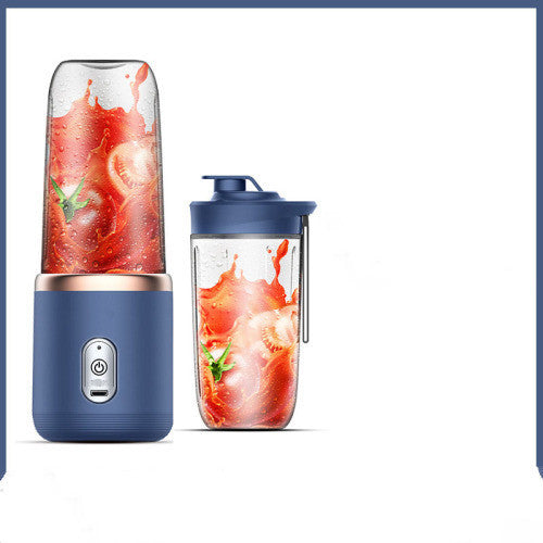 Portable Blender Mini Juicer Cup Extractor Smoothie USB Charging Fruit Squeezer Blender 6blade