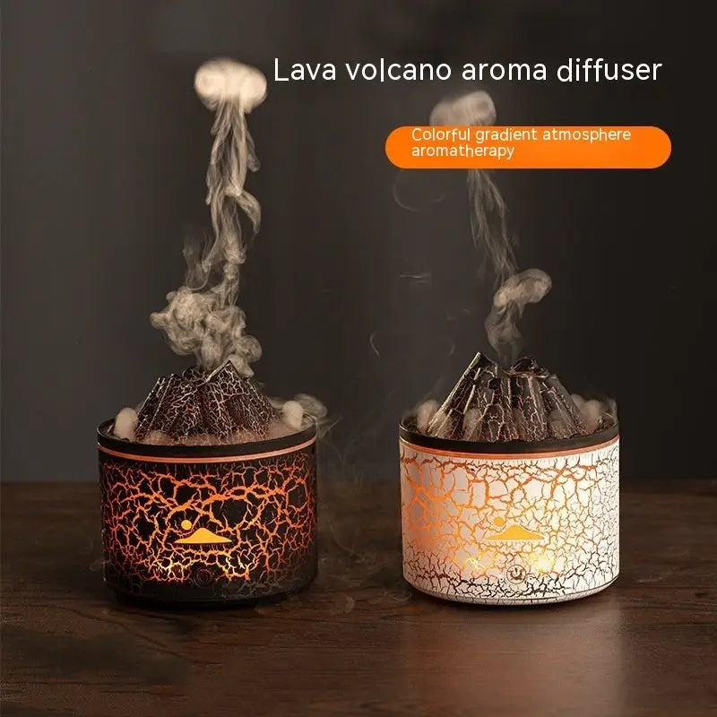 Charcoal Aroma Diffuser USB V21B Mini with Lava Fire Design - Diffuser