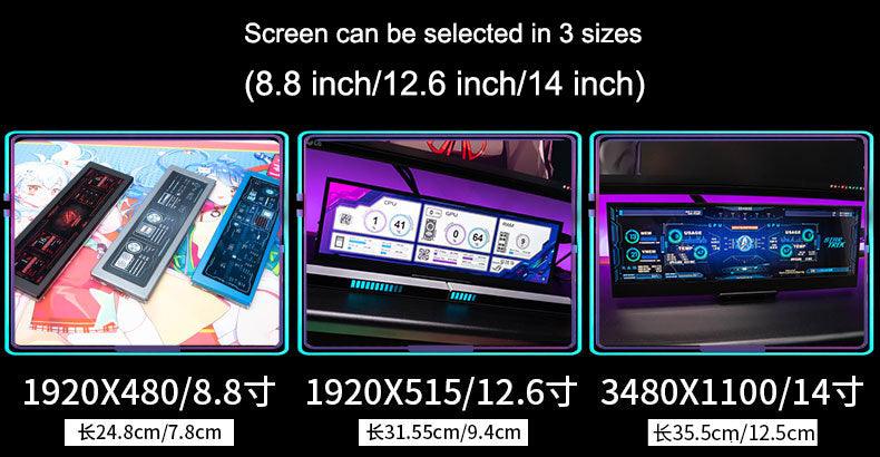 Chassis Secondary Screen Display Computer Temperature Monitoring - 369