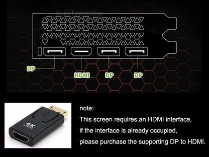 Chassis Secondary Screen Display Computer Temperature Monitoring - 369