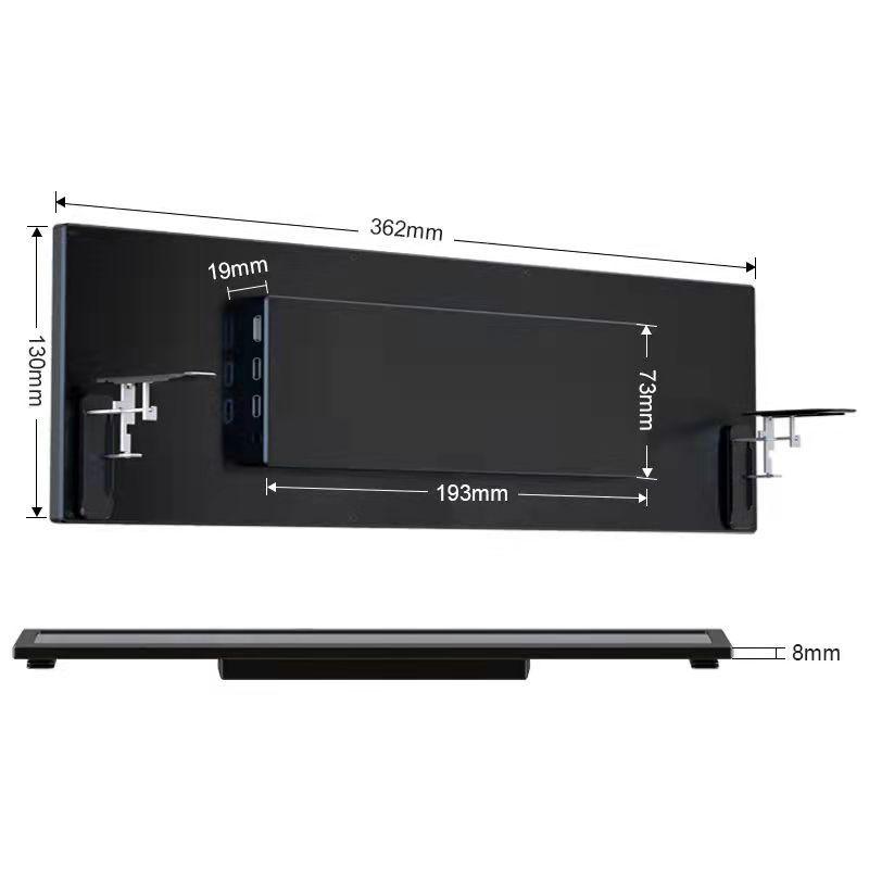 Chassis Secondary Screen Display Computer Temperature Monitoring - 14inch CNC interface rear / USB - 369