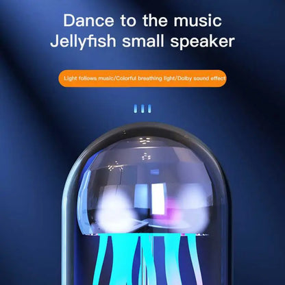 Colorful Jellyfish Lamp With Clock and Luminous Portable Stereo - Jellyfish