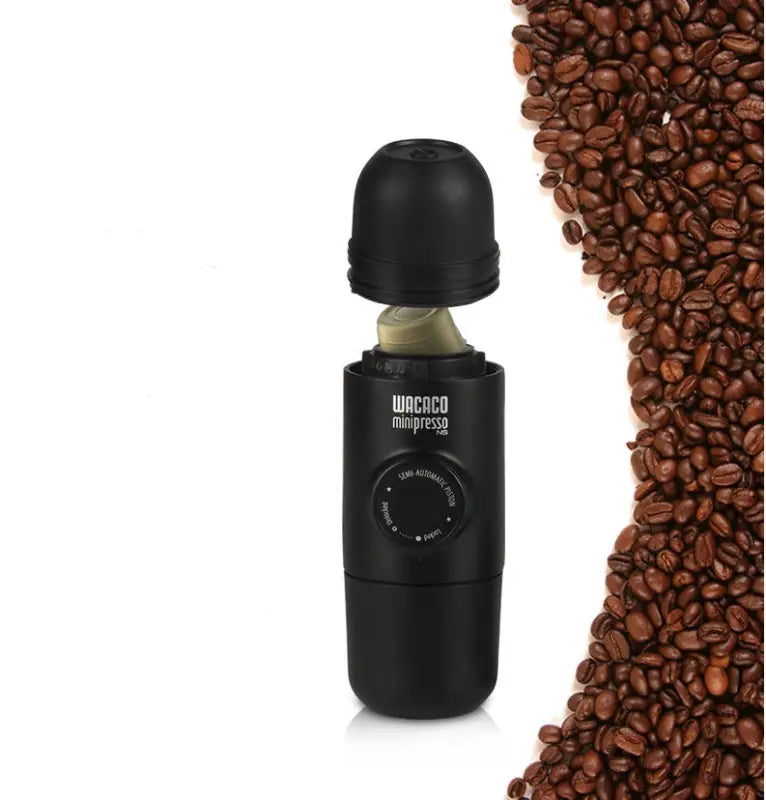 Condensed Portable Mini Coffee Machine in Black - Black - coffee machine