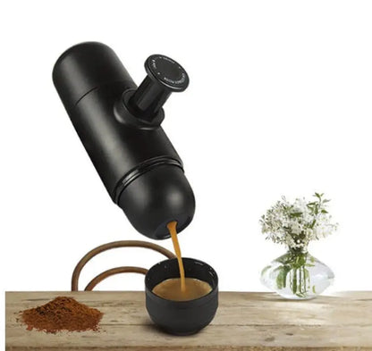 Condensed Portable Mini Coffee Machine in Black - Black - coffee machine