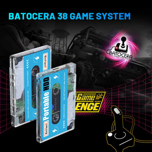 External Mechanical Mobile Game Hard Disk 500GB Batocera - 500g 24g Wireless Handle 2 - game