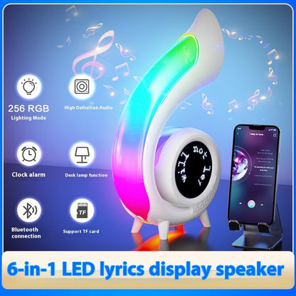 Lyrics Display Conch Bluetooth Audio RGB Ambience Light Creative Desk Lamp