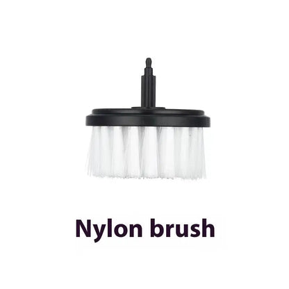 Household Multifunctional Electric Cleaning Brush with Accessories - Nylon Brush Head - Electric Cleaning Brush