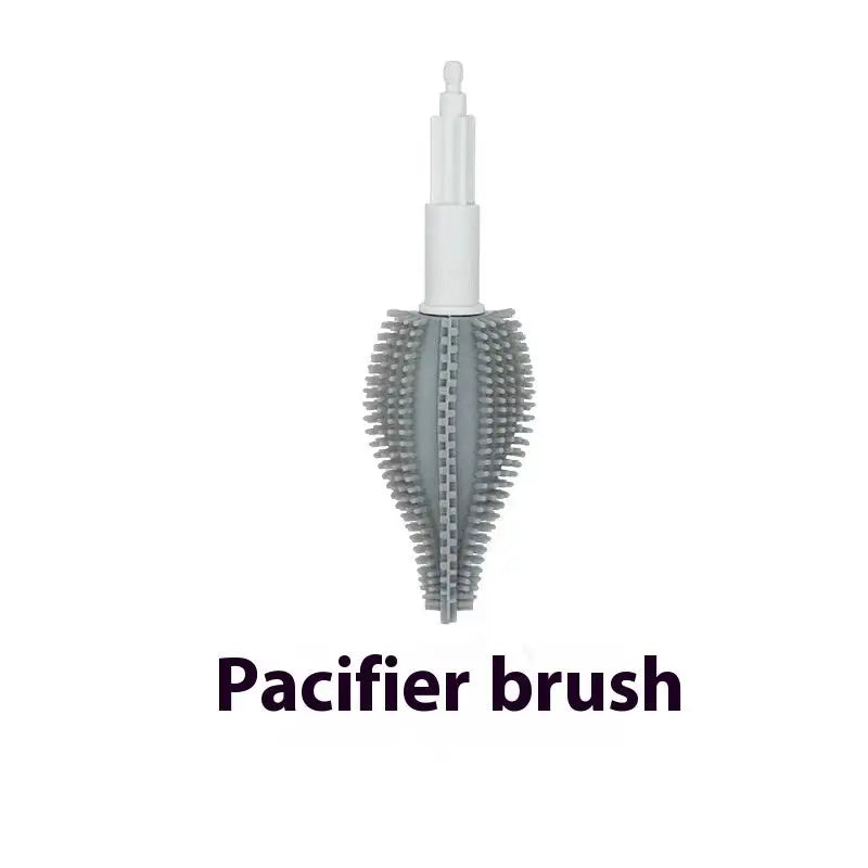 Household Multifunctional Electric Cleaning Brush with Accessories - Nipple Bruch Head - Electric Cleaning Brush