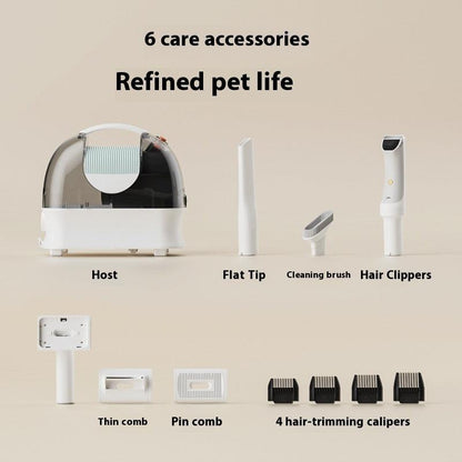 Household Pet Hair Conditioner Shaving Multifunctional Vacuum Cleaner - White / 110V US - 369