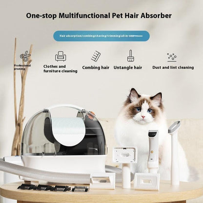 Household Pet Hair Conditioner Shaving Multifunctional Vacuum Cleaner - White / 110V US - 369