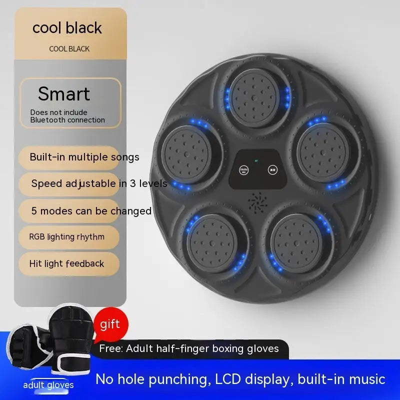 Intelligent Electronic Music Boxing Machine with Light Hitting Reaction - sport