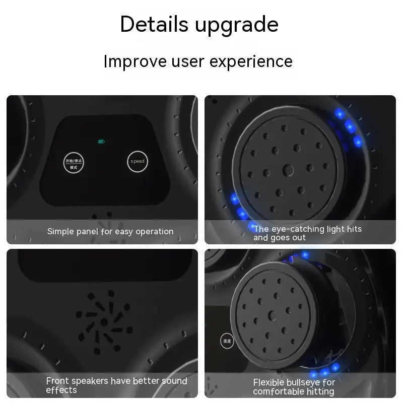 Intelligent Electronic Music Boxing Machine with Light Hitting Reaction - sport