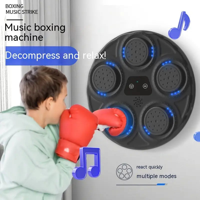 Intelligent Electronic Music Boxing Machine with Light Hitting Reaction - sport