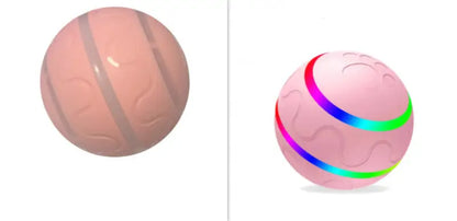 Pink striped balls for the Intelligent USB Cat Wicked Ball Toy to enhance playtime fun