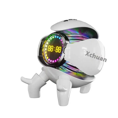 Mech Monster Smart Clock with Bluetooth Audio Alarm Functionality - Speaker