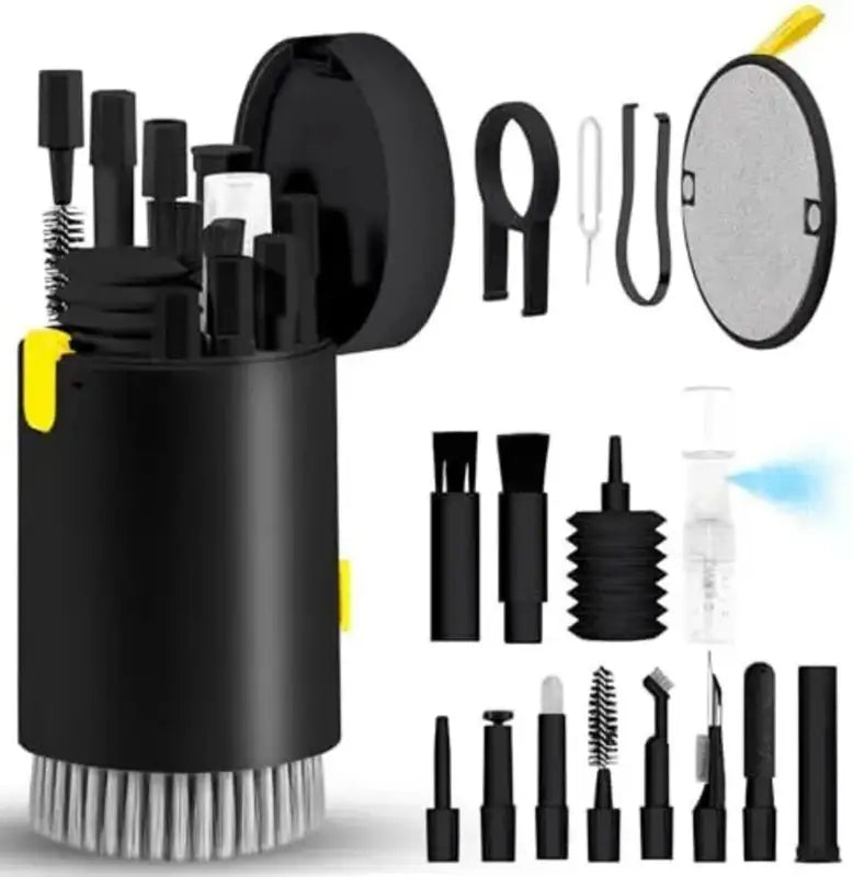 Multifunctional Electronic Device Clean Tool for Camera Tablet Car Screens - Black - electric