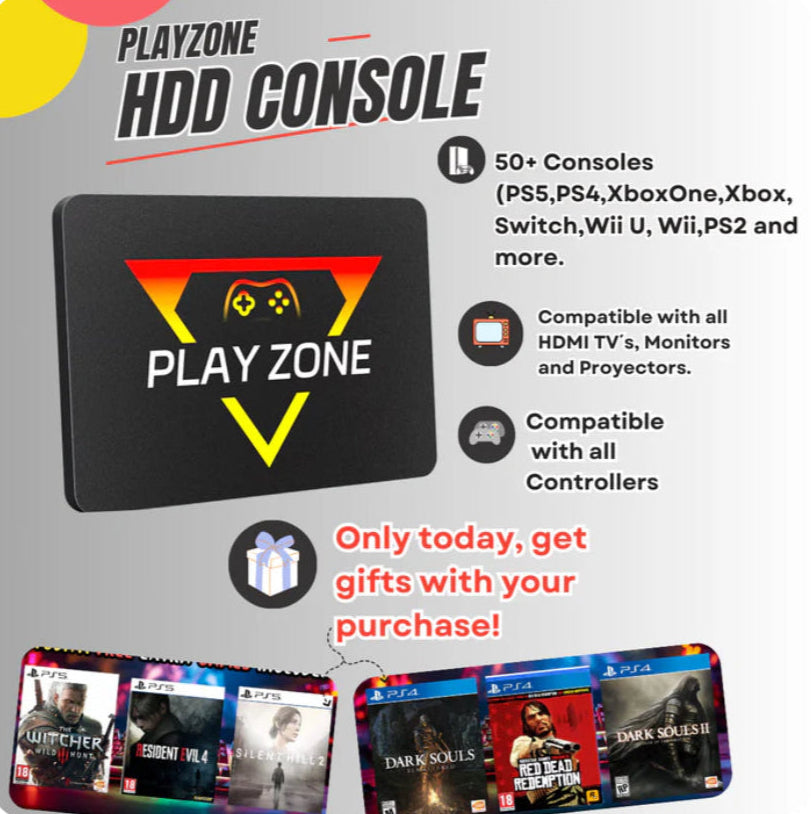 Playzone Retro Gaming Including All Console Ssd 1 Tb