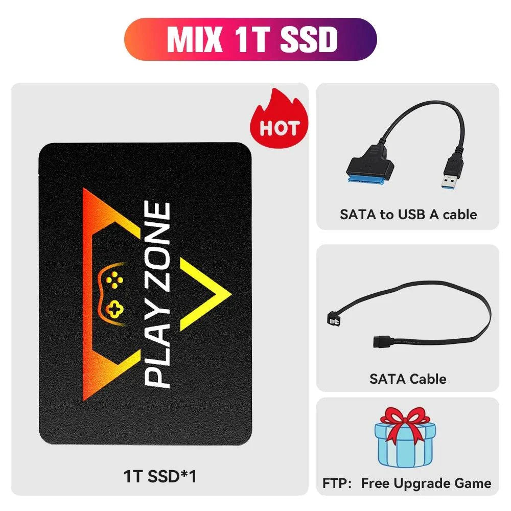 Playzone Retro Gaming Including All Console Ssd 1 Tb