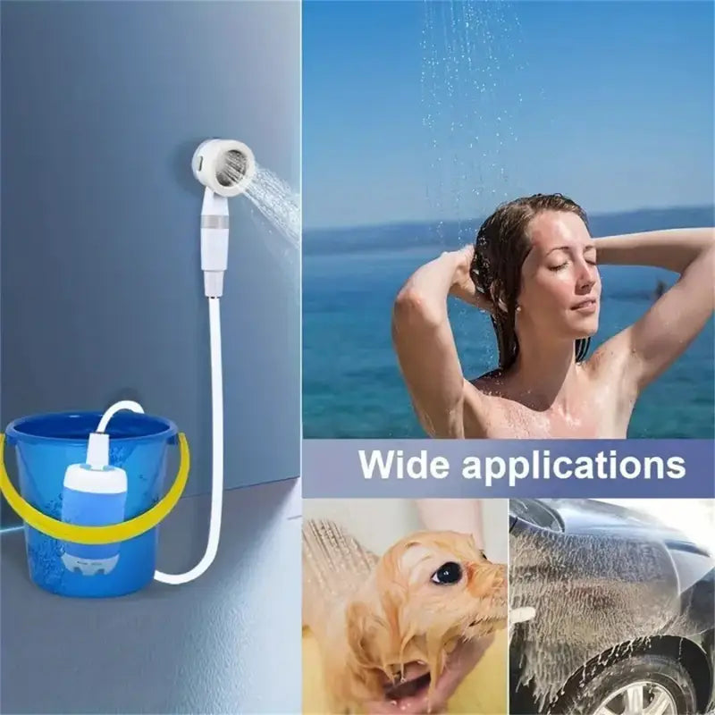 Portable Electric Outdoor Camping Shower Gadgets Waterproof - outdoor