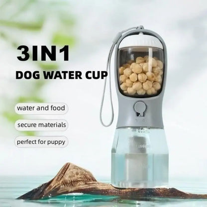 Portable Small Multi-Functional Pet Cups for convenient travel food and water storage