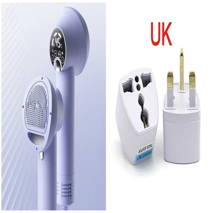 Hair dryer and UK plug adapters for Smart Pet Hair Dryer for Cat Grooming and Golden Retriever Care