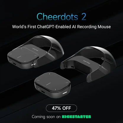 ChatGPT-enabled AI recording Smart Split Air Mouse with wireless charging features